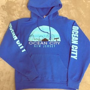 Blue New Jersey hoodie